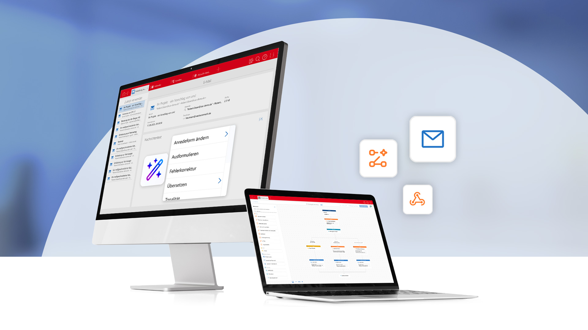 Screenshot CAS genesisWorld Jahresendaktion