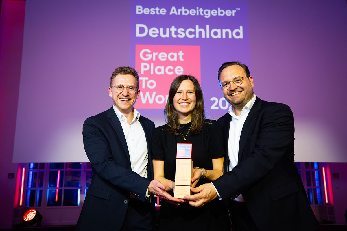 Auszeichnung als "Great Place to Work" für itdesign