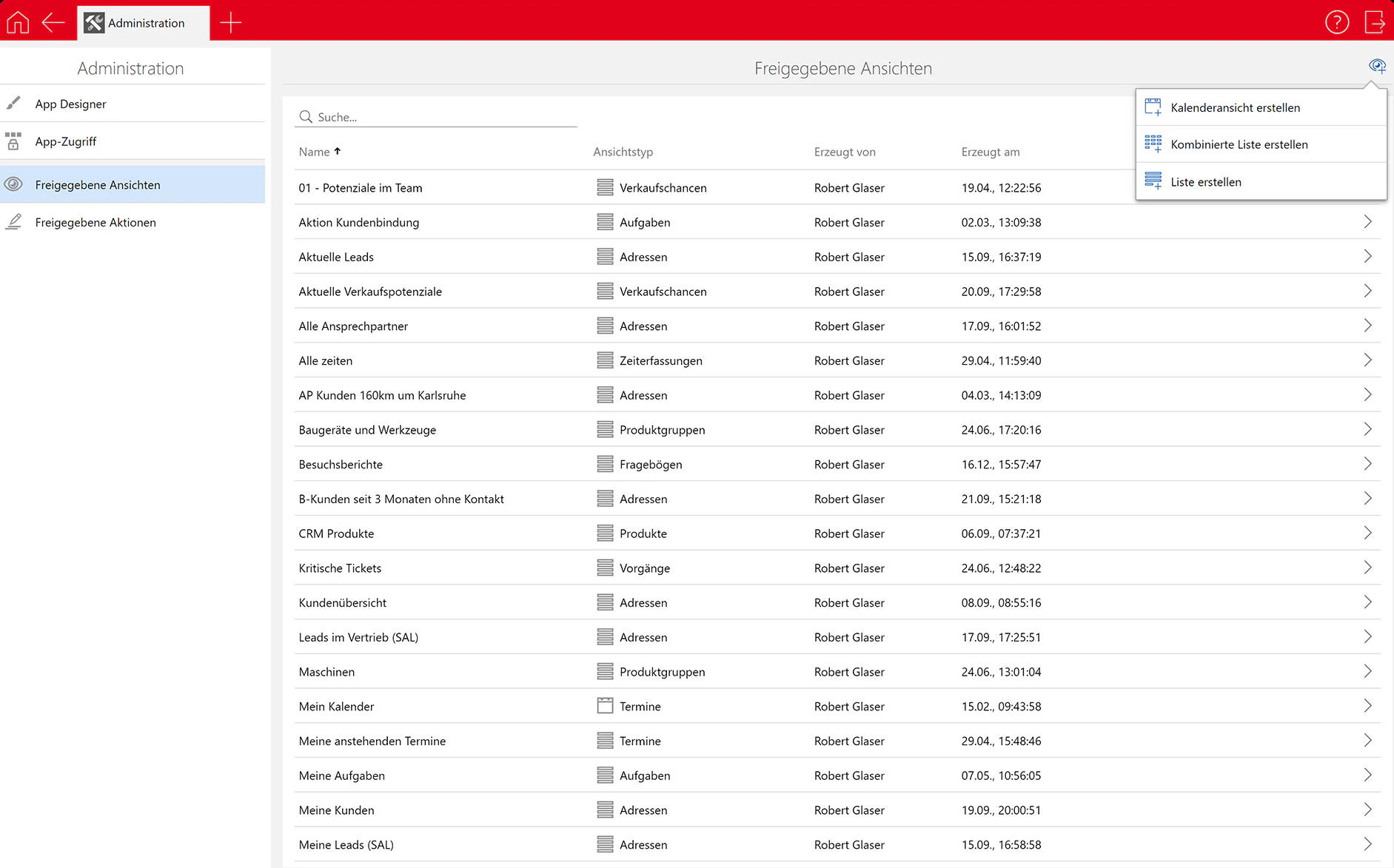 CRM anpassen: Standards für CAS genesisWorld festlegen